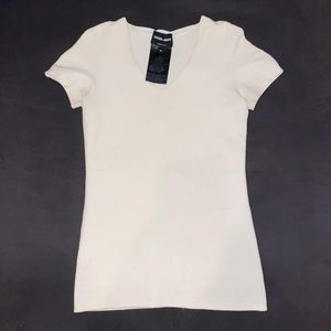 Giorgio Armani ivory baby tee Size 38 / extra small xs
